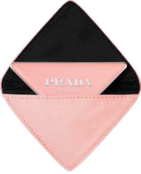 Prada Beauty Mirror with Black Nylon Case 2.75 in .